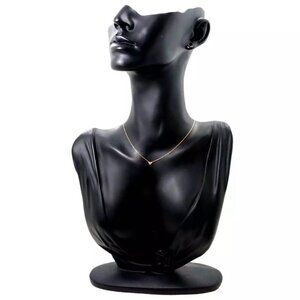 agete Diamond 0.03ct Necklace 10K YG Yellow Gold 416 90253417